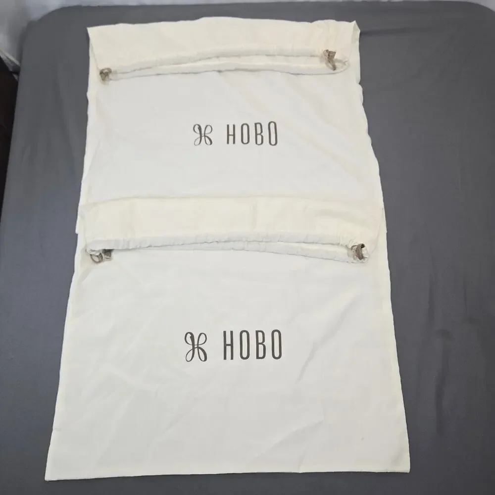 HOBO International White Cream Dust bag 16” Length x 16” Height